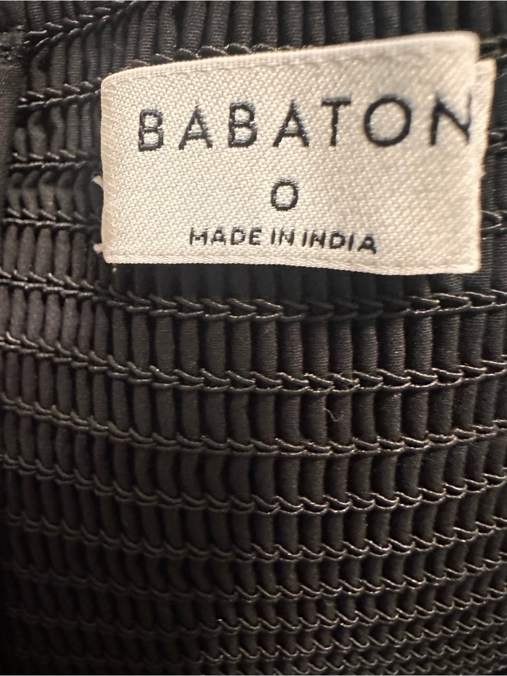 Aritzia Babaton Black Technique Poplin Drop Waist Midi Dress Size 0 - Picture 5 of 7